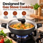 Speckled Nonstick Wok with Glass Lid