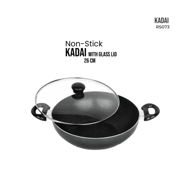 Non-Stick Kadai with Glass Lid