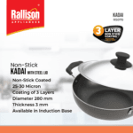 Kadai with Steel 280mm-04