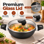 Speckled Nonstick Wok with Glass Lid