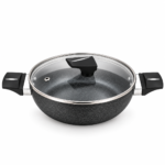 Speckled Nonstick Wok with Glass Lid
