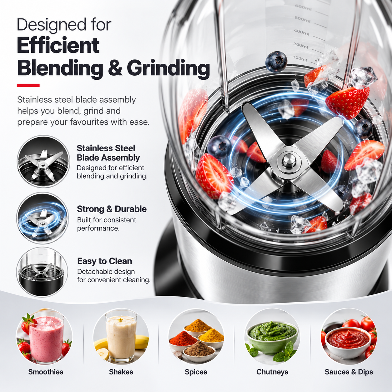Efficient Blending & Grinding